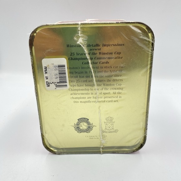 NASCAR Winston Cup 25 Champions Metallic Impressions Metal Collector Cards‎ NIB - Picture 6 of 7